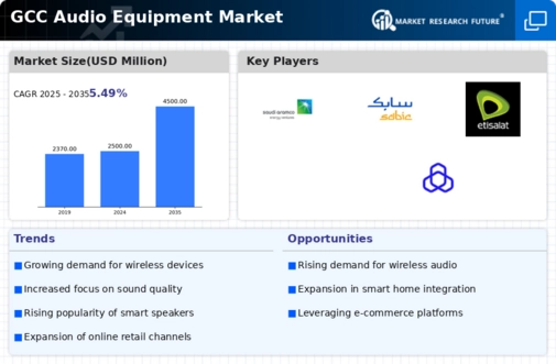 GCC Audio Equipment Market Infographic