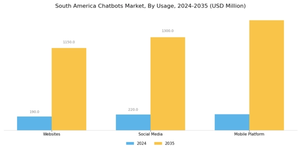 South America Chatbots Market Segment Image 2