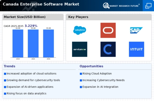 Canada Enterprise Software Market Infographic