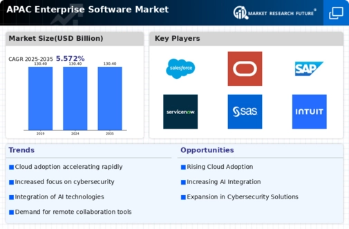 APAC Enterprise Software Market Infographic