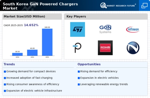 South Korea GaN Powered Chargers Market Infographic
