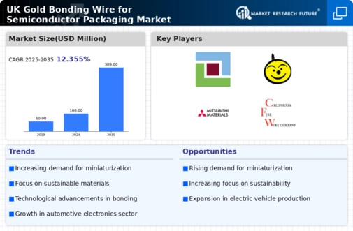UK Gold Bonding Wire for Semiconductor Packaging Market Infographic