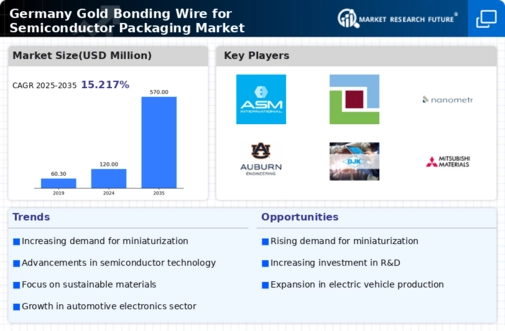 Germany Gold Bonding Wire for Semiconductor Packaging Market Infographic
