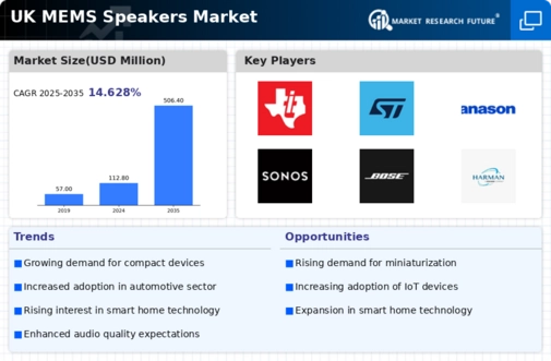 UK MEMS Speakers Market Infographic