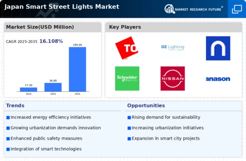 Japan Smart Street Lights Market Infographic