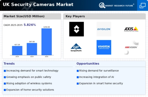 UK Security Cameras Market Infographic