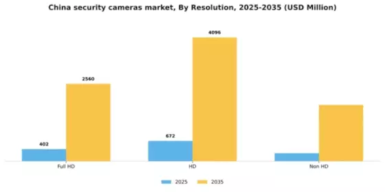 China Security Cameras Market Segment Image 2
