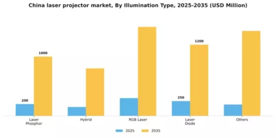 China Laser Projector Market Segment Image 0