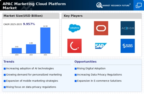 APAC Marketing Cloud Platform Market Infographic
