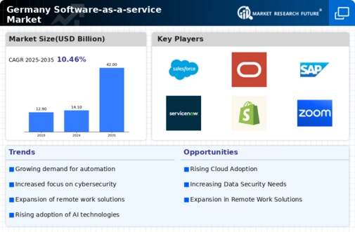 Germany Software As A Service Market Infographic