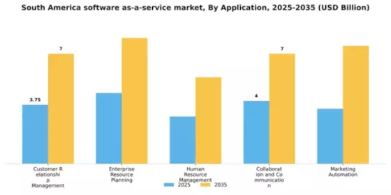 South America Software As A Service Market Segment Image 0