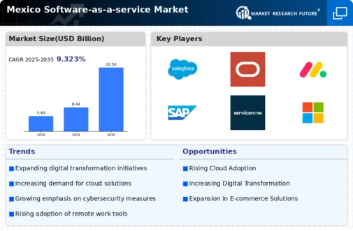 Mexico Software As A Service Market Infographic