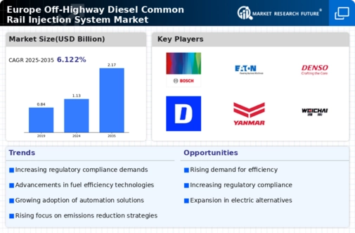 Europe Off Highway Diesel Common Rail Injection System Market Infographic