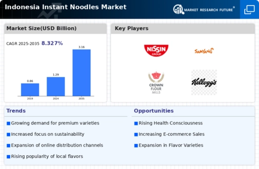 Indonesia Instant Noodles Market Infographic