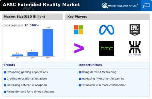 APAC Extended Reality Market Infographic