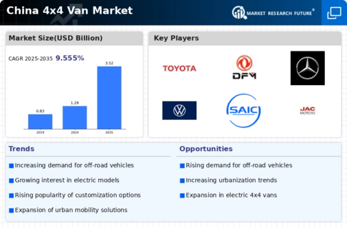 China 4X4 Van Market Infographic