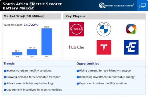 South Africa Electric Scooter Battery Market Infographic