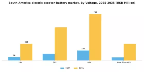 South America Electric Scooter Battery Market Segment Image 2