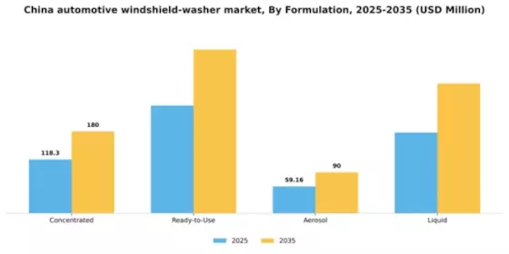 China Automotive Windshield Washer Market Segment Image 2