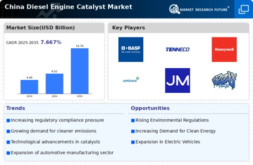 China Diesel Engine Catalyst Market Infographic