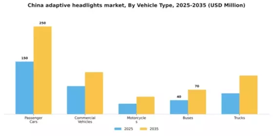 China Adaptive Headlights Market Segment Image 3