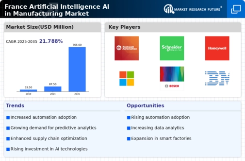 France Artificial Intelligence Manufacturing Market Infographic