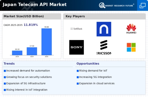 Japan Telecom API Market Infographic