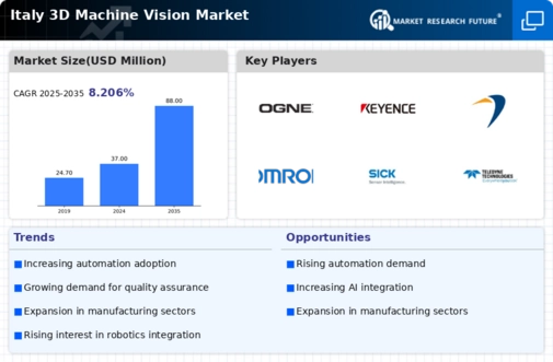 Italy 3D Machine Vision Market Infographic