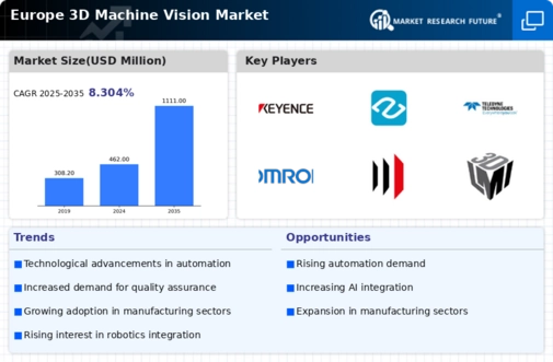 Europe 3D Machine Vision Market Infographic