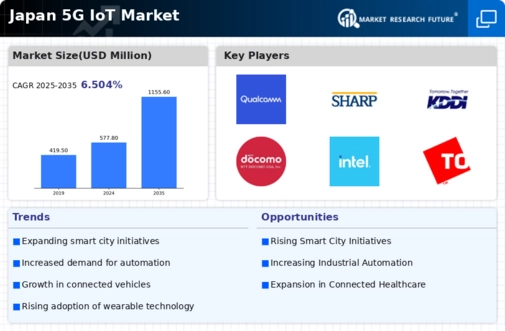 Japan 5G IoT Market Infographic