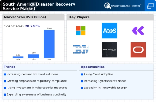 South America Disaster Recovery Service Market Infographic