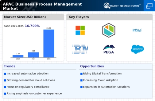 APAC Business Process Management Market Infographic