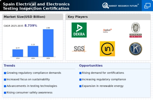Spain Electrical Electronics Testing Inspection Certification Market Infographic