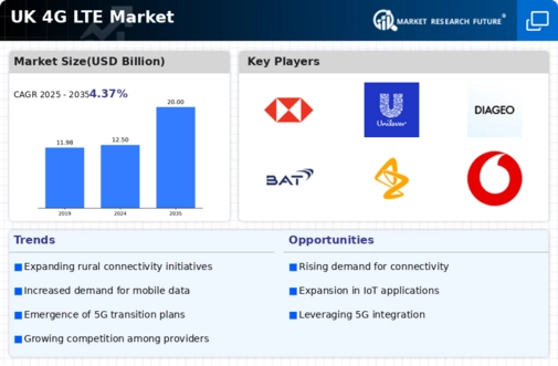 UK 4G Lte Market Infographic