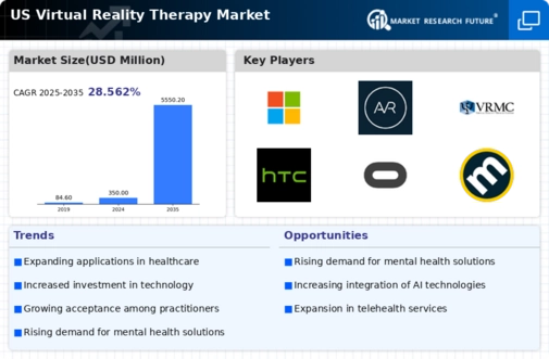 US Virtual Reality Therapy Market Infographic
