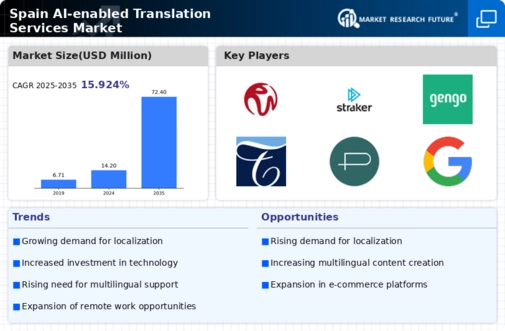 Spain AI Enabled Translation Services Market Infographic