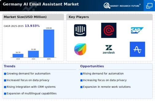 Germany AI Email Assistant Market Infographic