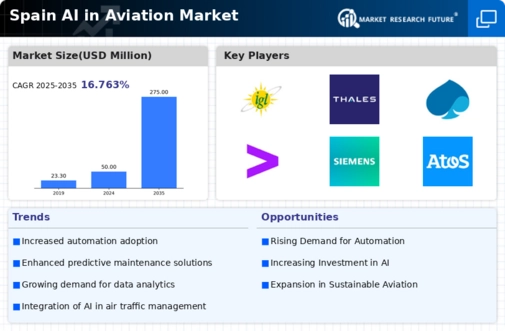 Spain AI in Aviation Market Infographic