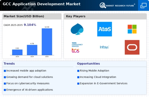 GCC Application Development Market Infographic