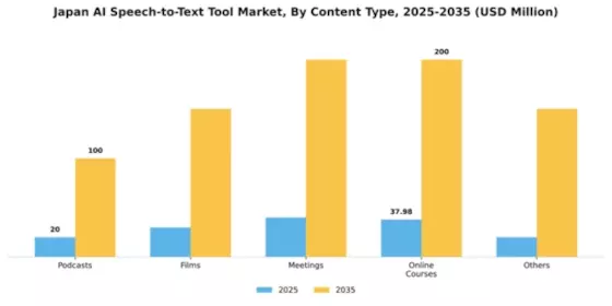 Japan AI Speech to Text Tool Market Segment Image 0