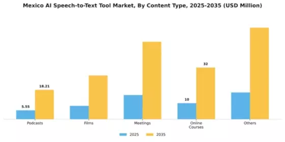 Mexico AI Speech to Text Tool Market Segment Image 0