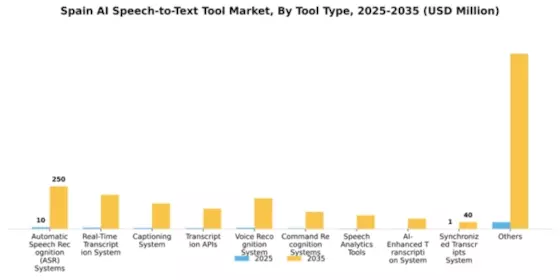 Spain AI Speech to Text Tool Market Segment Image 2