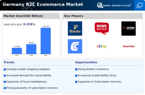 Germany B2C E commerce Market Infographic