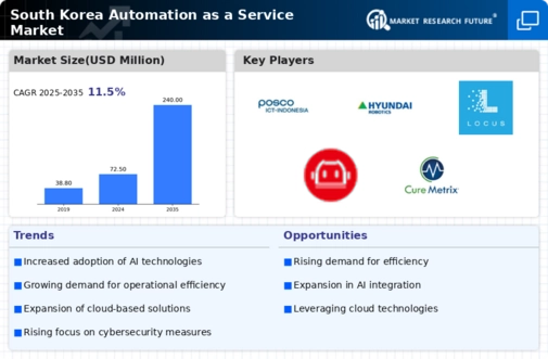 South Korea Automation as a Service Market Infographic