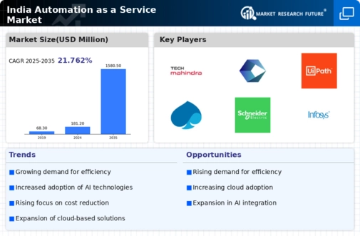 India Automation as a Service Market Infographic