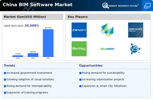 China BIM Software Market Infographic