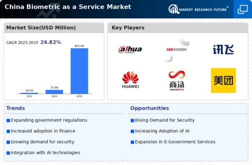 China Biometric As A Service Market Infographic