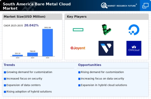 South America Bare Metal Cloud Market Infographic