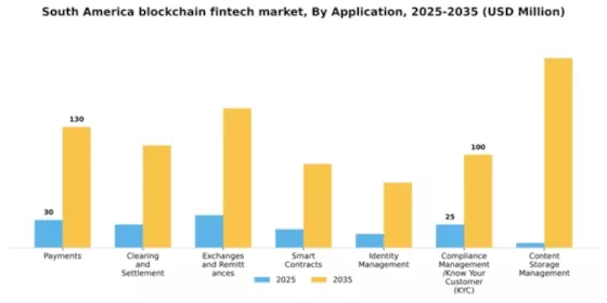 South America Blockchain Fintech Market Segment Image 0