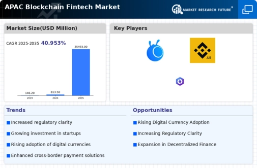 APAC Blockchain Fintech Market Infographic